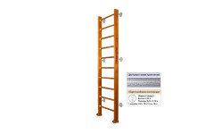 Шведская стенка Kampfer Classic Wall (№3 Классический Стандарт антик) Шведская стенка Kampfer Classic Wall (№3 Классический Стандарт антик)